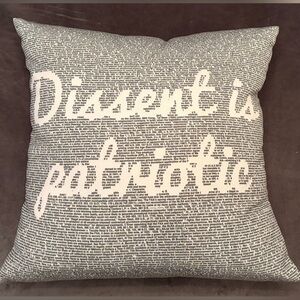 Ruth Bader Ginsburg Dissent Pillow